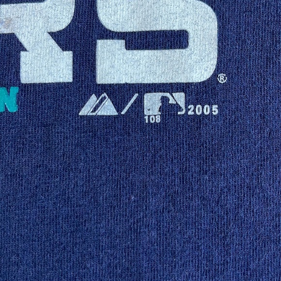 2005 Seattle Mariners Majestic MLB tee / size XL - Picture 3 of 5